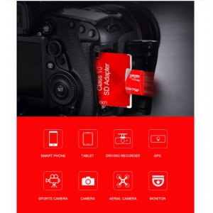 MICRODATA  64BG I3級高速傳輸NANO SD 記憶卡 附SD卡套